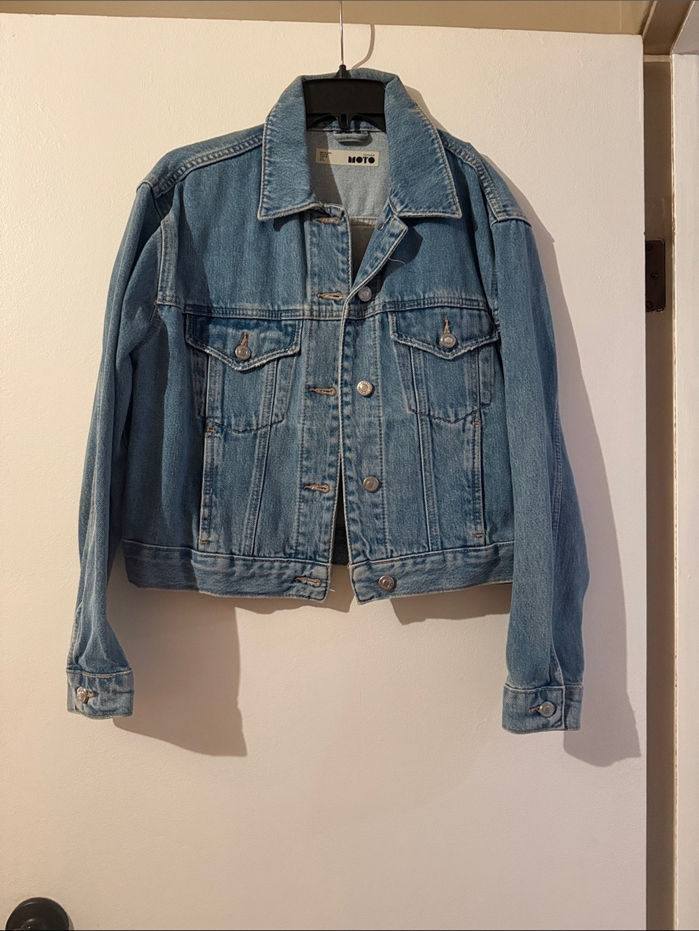Light Blue Denim Jacket - Women's Classic Jean Jacket